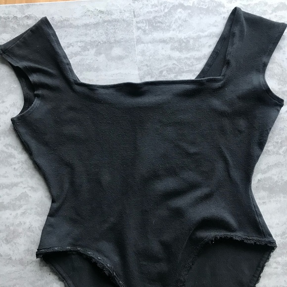 VINTAGE // DKNY // Square Neck Bodysuit - Picture 1 of 3